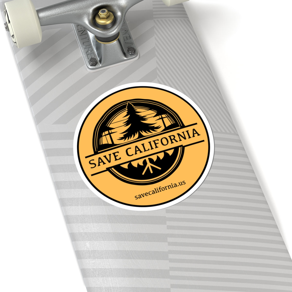 Save California - Original/OrangeLogo - Sticker