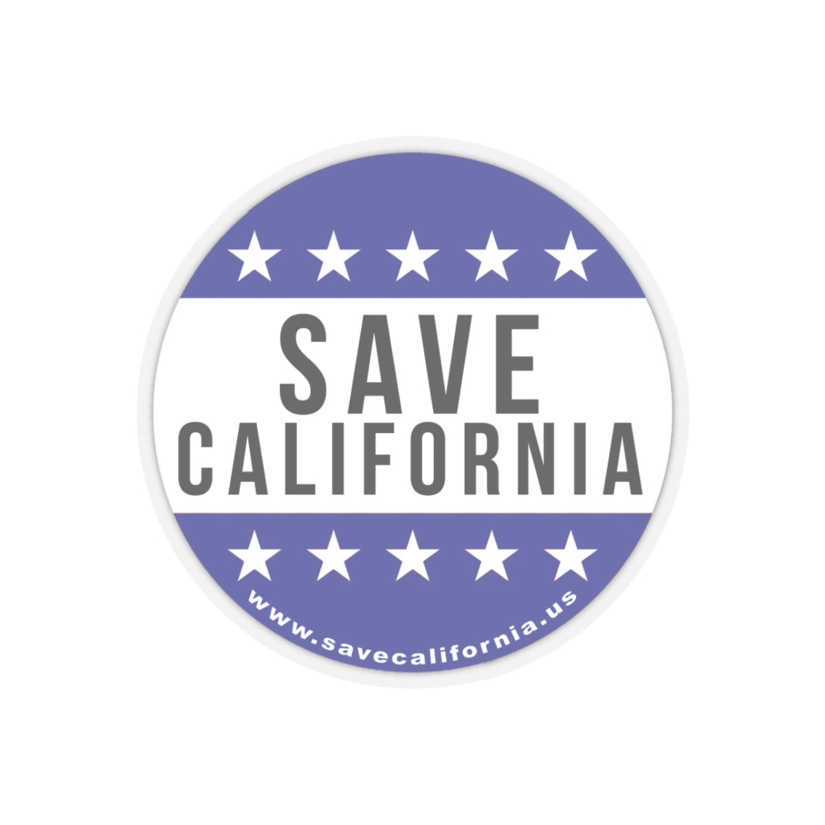 Save California - Ferris/BlueLogo - Round Sticker