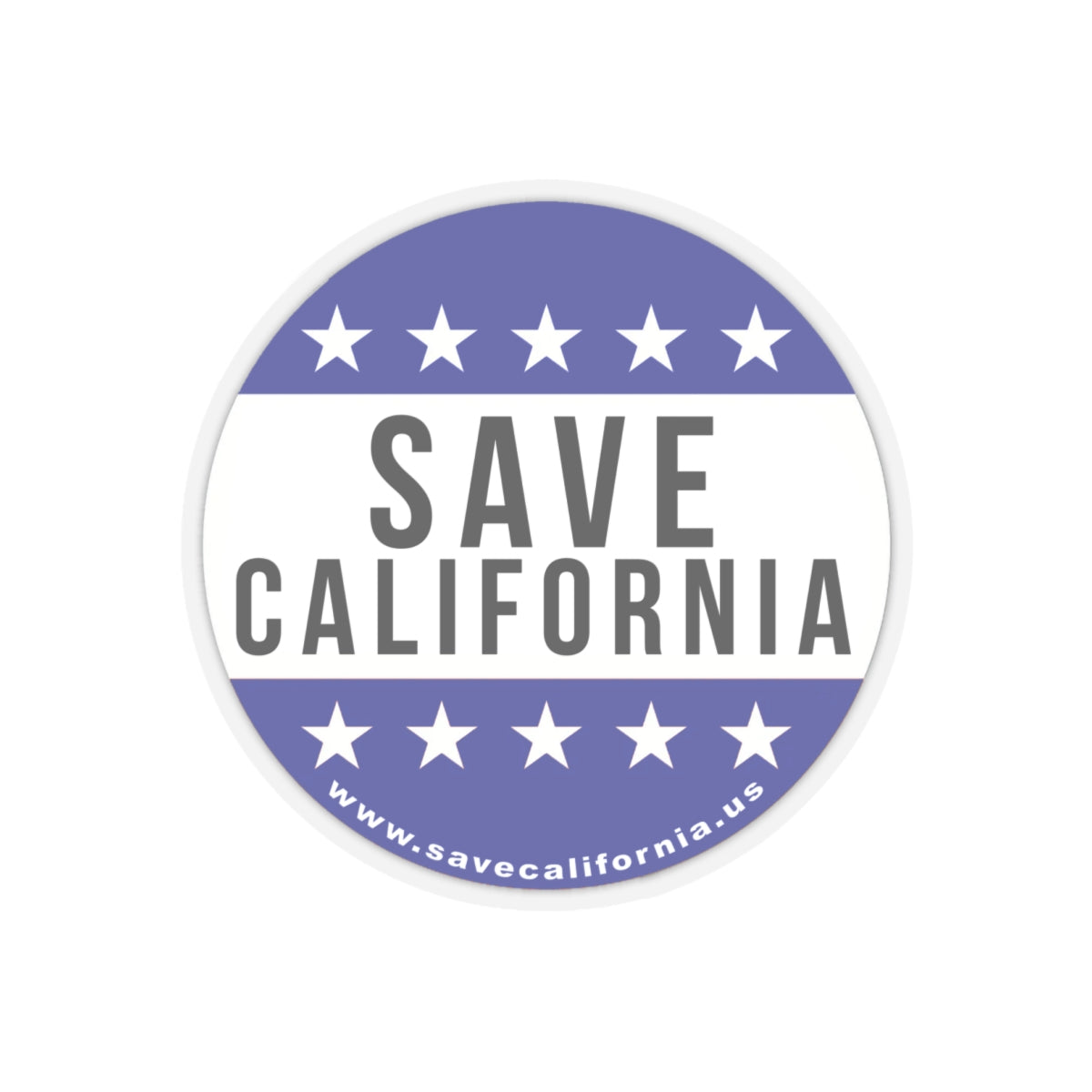 Save California - Ferris/BlueLogo - Round Sticker