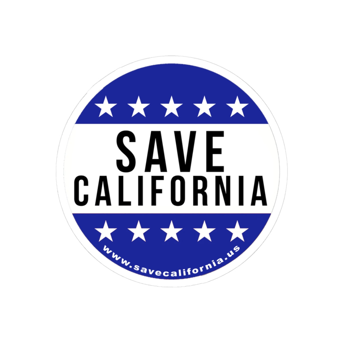 Save California - Ferris/BlueLogo - Round Sticker
