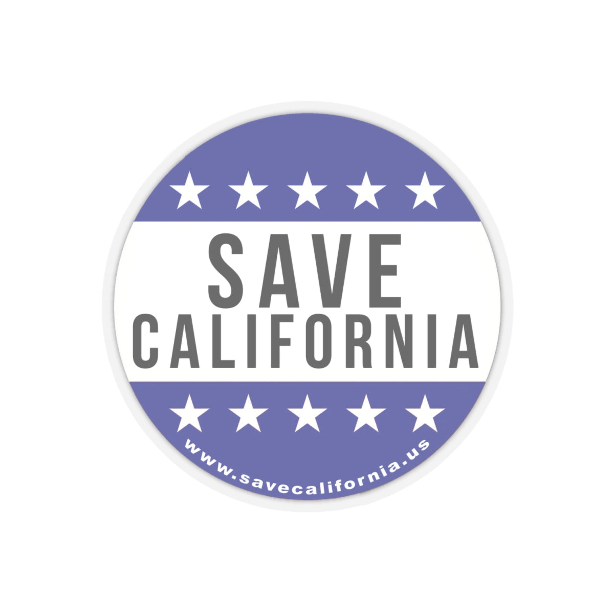 Save California - Ferris/BlueLogo - Round Sticker